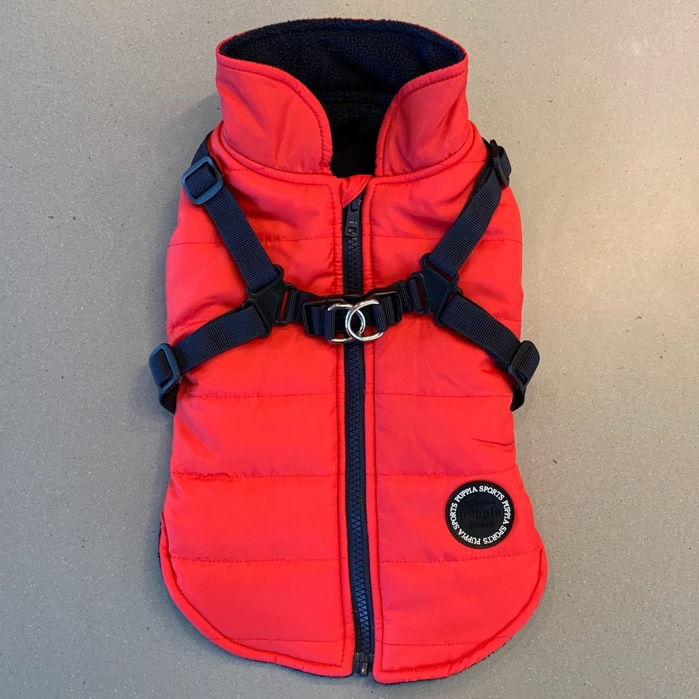 NWOT Puppia Mountaineer Winter Vest II Red Large